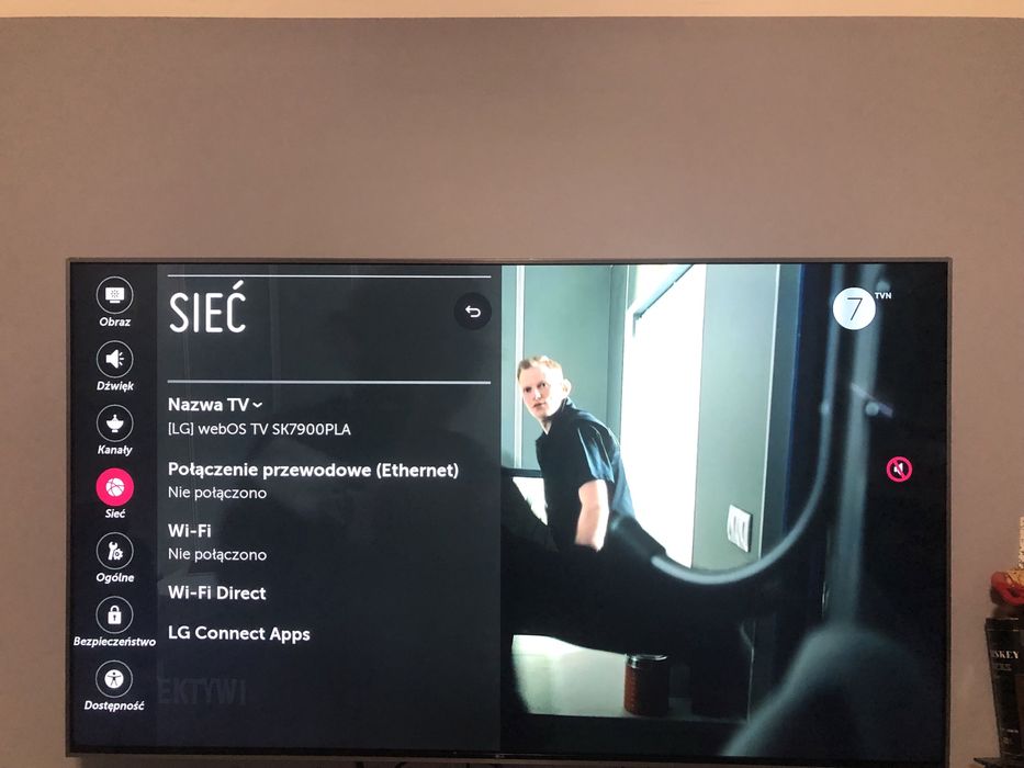 Telewizor LG LCD LED 65 cali SK7900PLA Pilot Magic