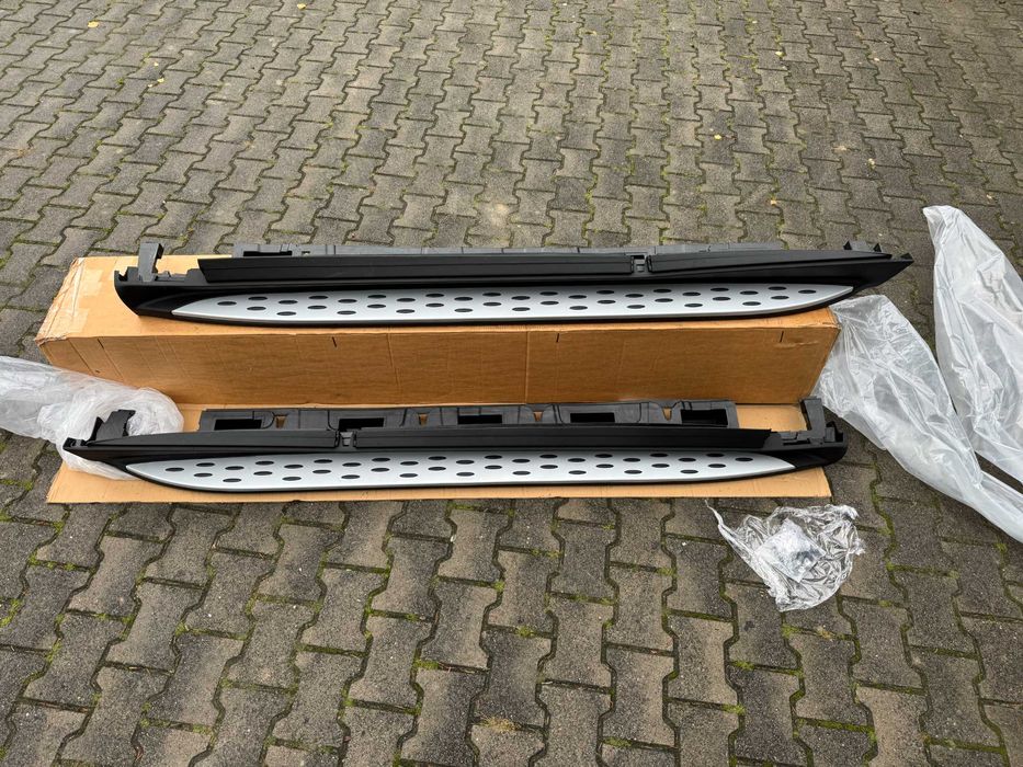 NOWE Stopnie Progowe Progi ALU MERCEDES ML W166 GLE W166