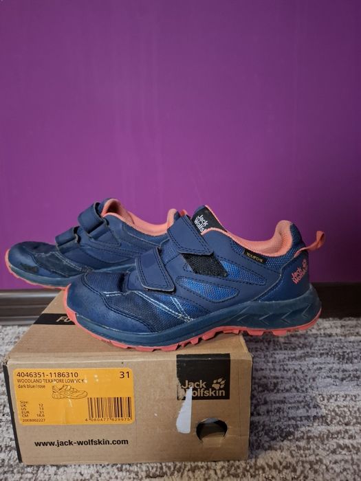 Дитячі непромокаючі черевики jack wolfskin 31 розмір