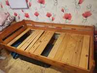 Łóżko dziecięce drewniane bez materaca