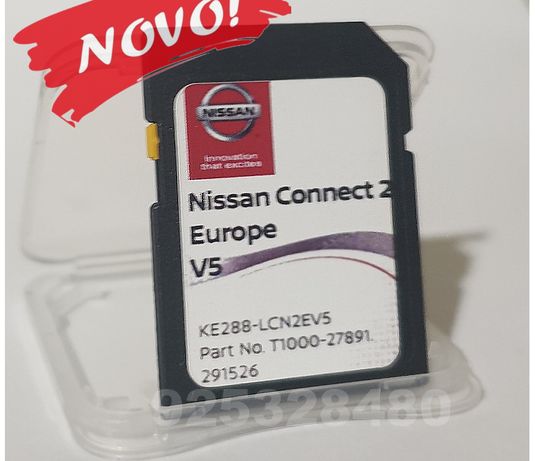 Novo GPS cartao GPS de mapas NIssan Connect-2 Europa 2021