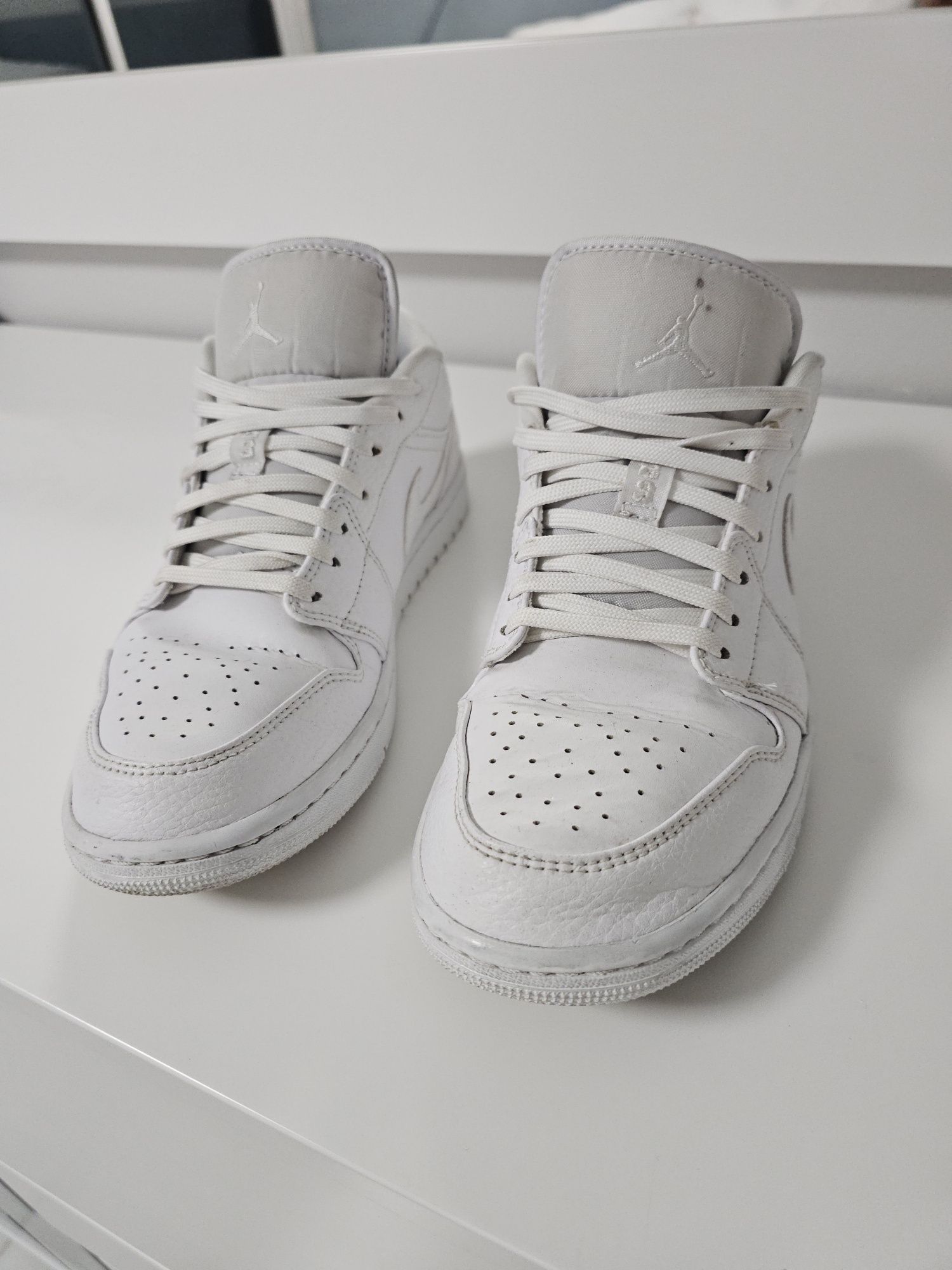 Nike air jordan "triple white" originais