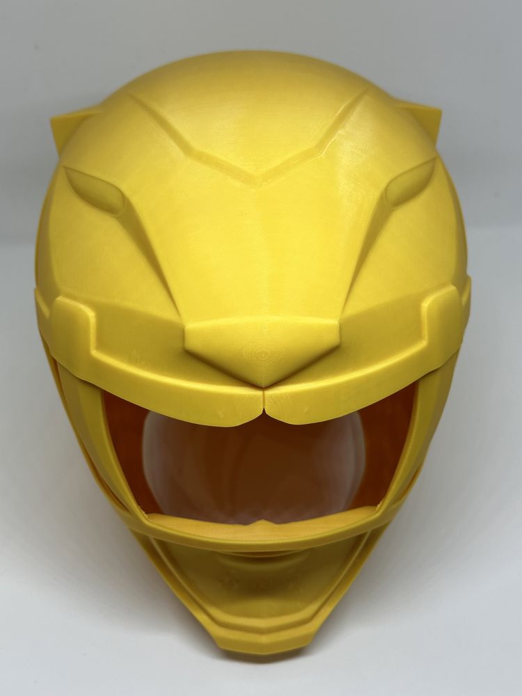 Hełm kask Power Rangers żółta wojowniczka druk 3D