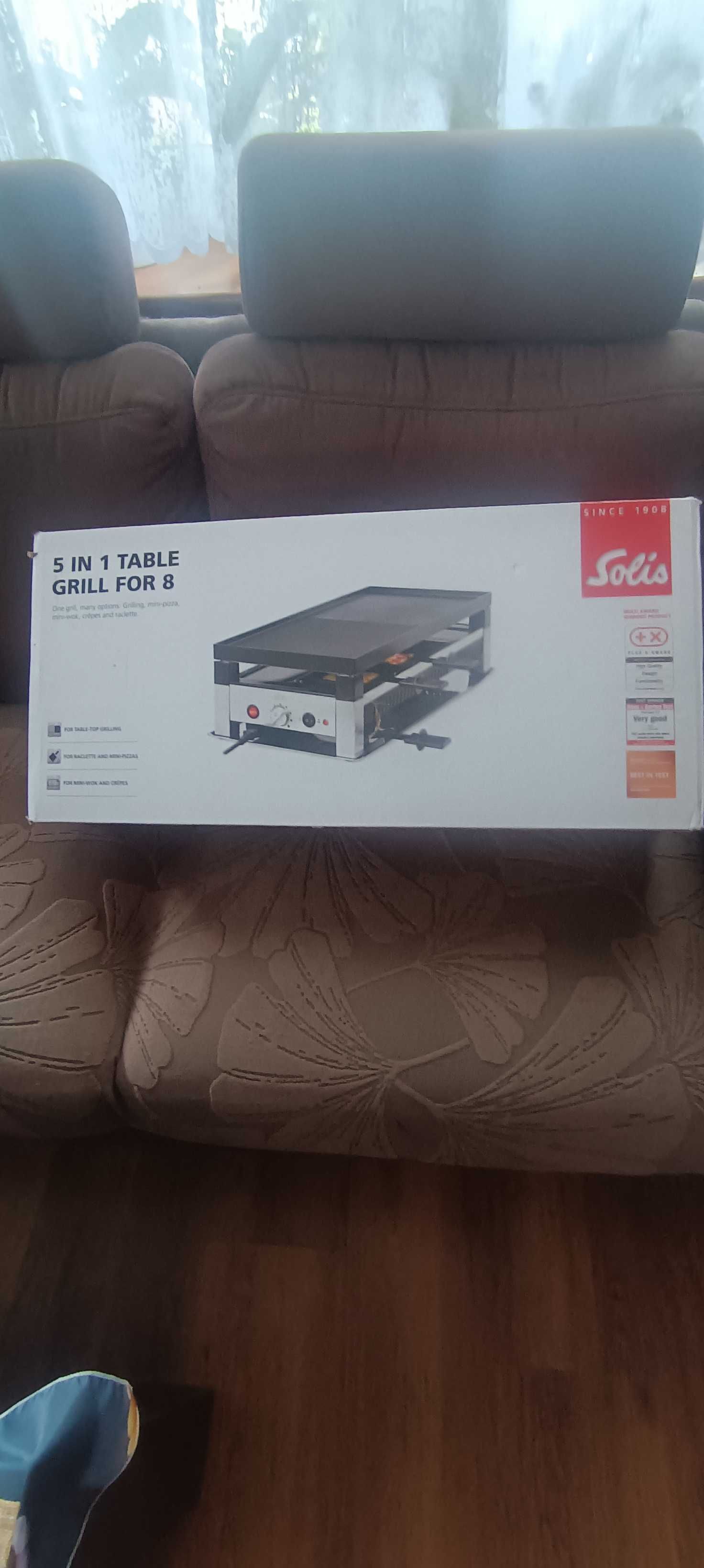 Grill elektryczny Solis 5w1 For 8  typ791
