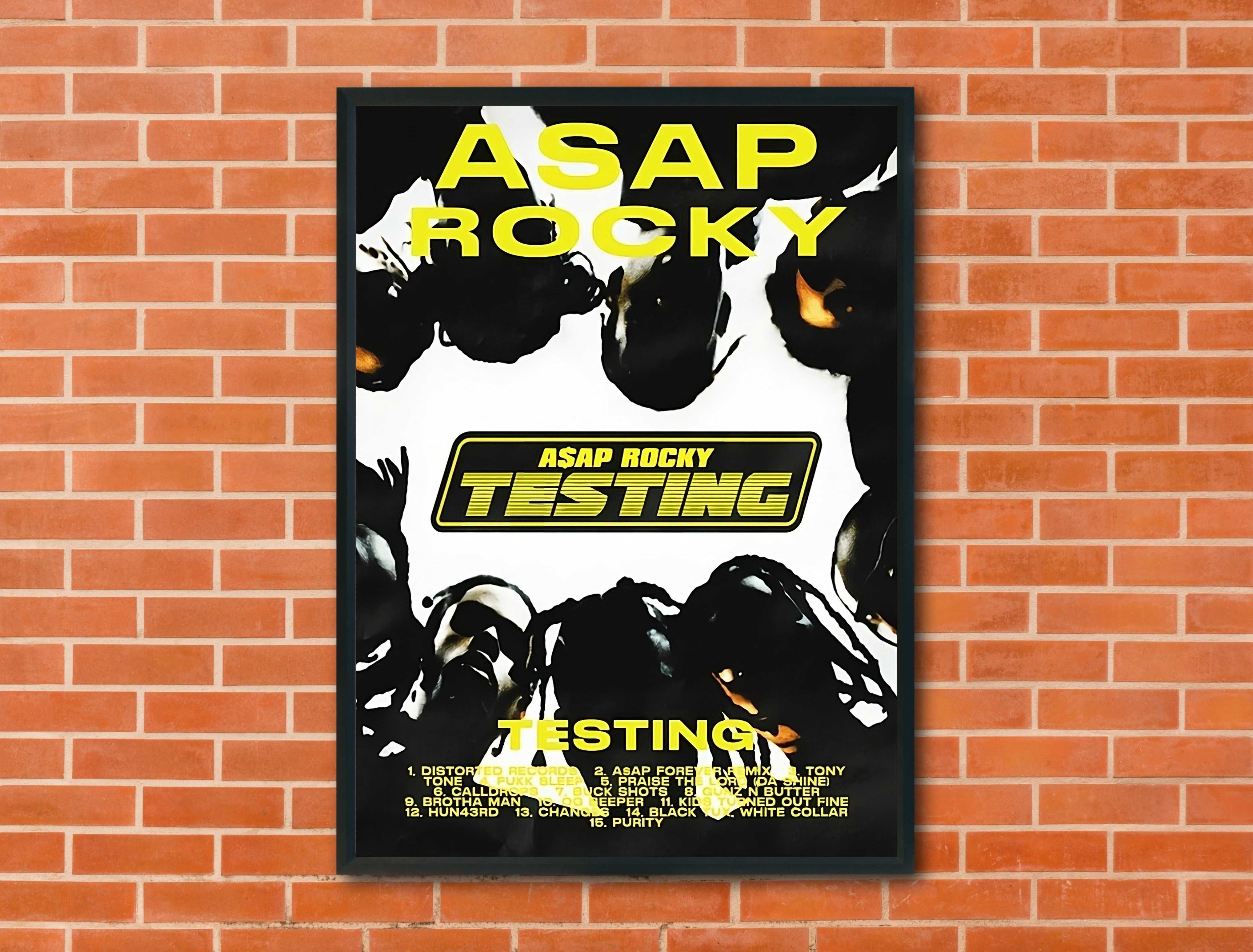 Plakat ASAP Rocky - Testing