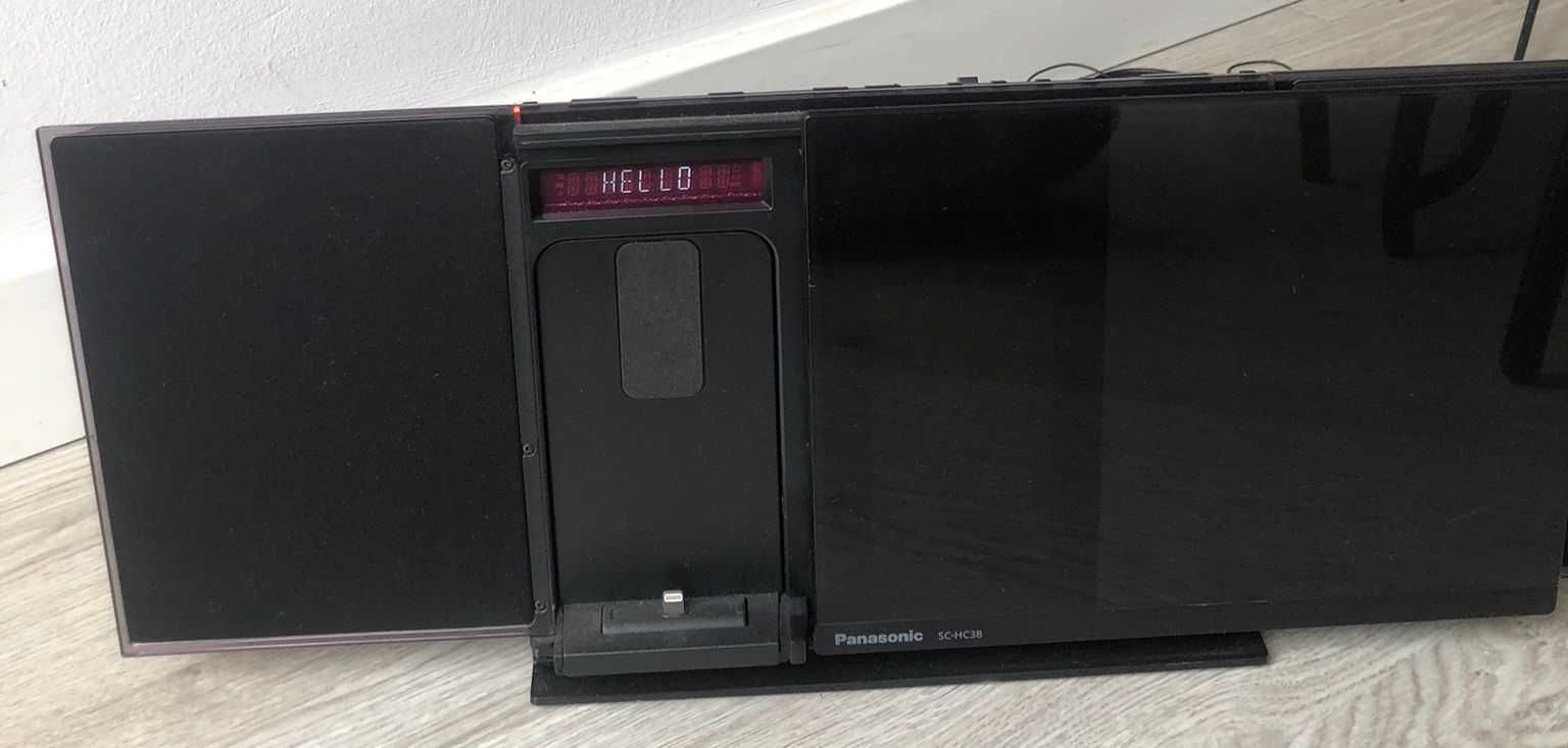 Panasonic SC-HC38 leitor de CD, rádio