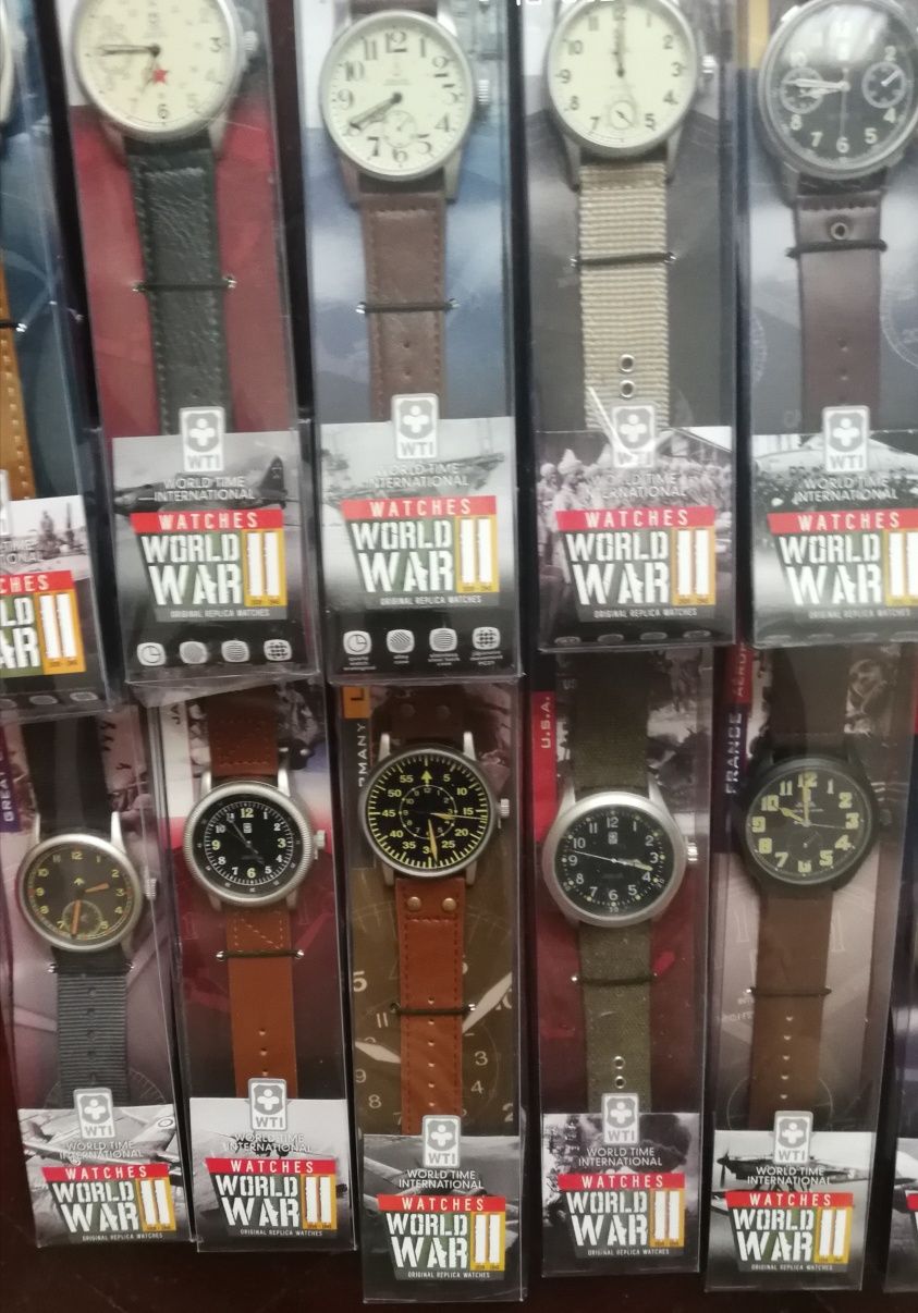 Relógios novos de coleção