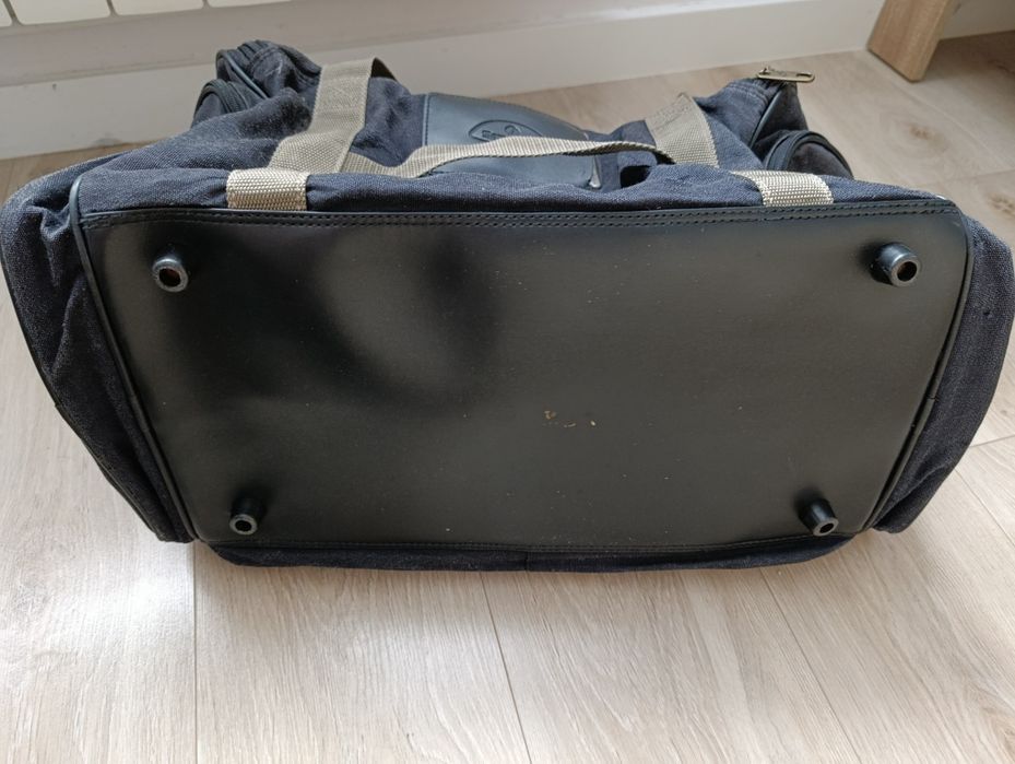 Samsonite torba podróżna weekendowa czarna popielata średniej wielkośc