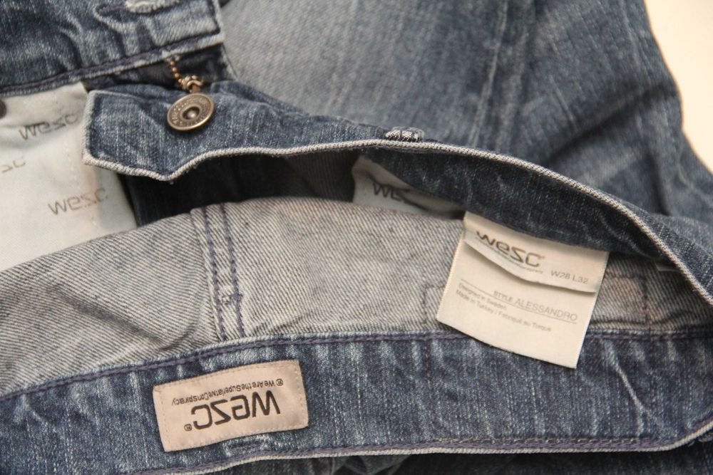 WESC Alessandro 28/32 джинсы зауженые