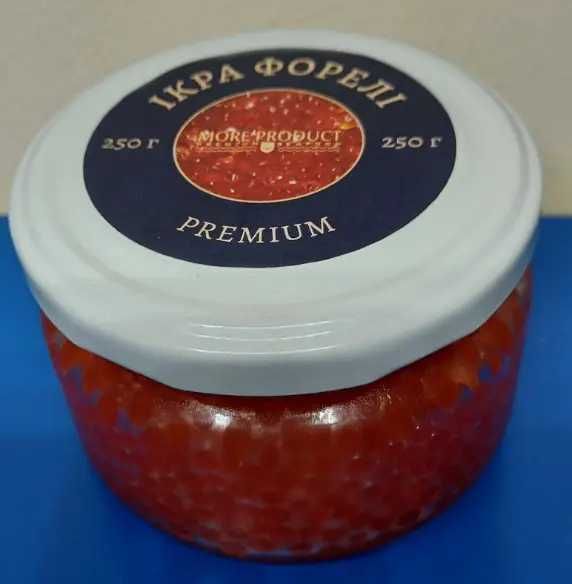 Ікра форелі закарпатська 250 грамів
