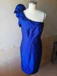 Vestido cerimónia azulão