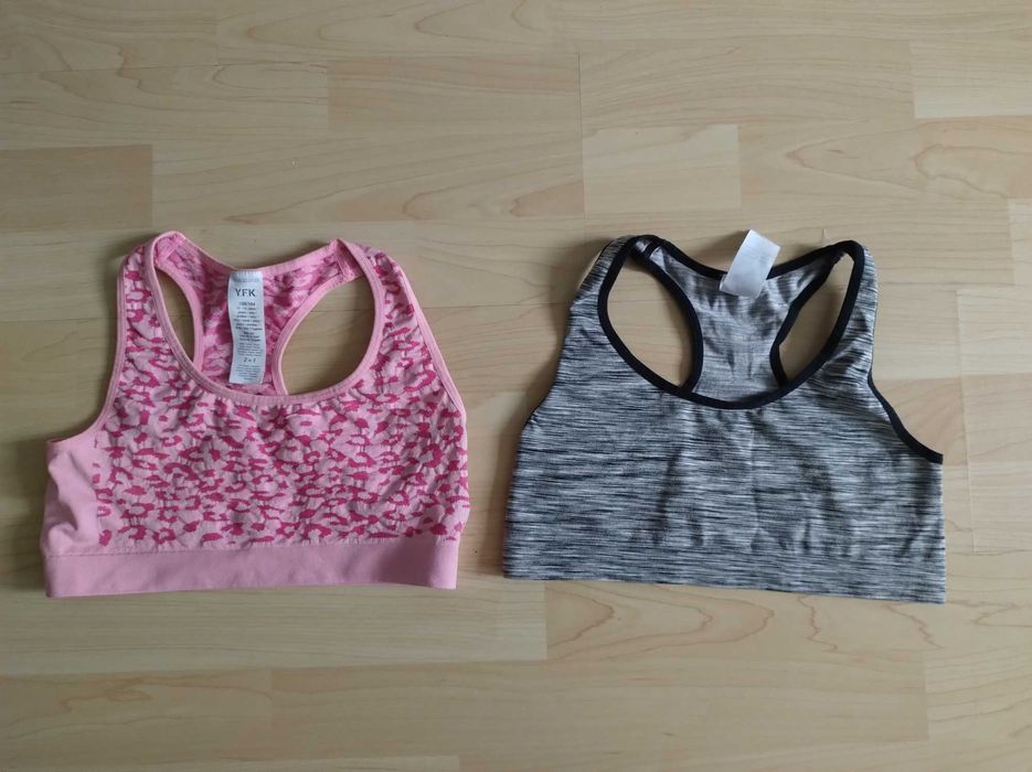 2 Biustonosze dla dziewczynki 158/164  12-14 lat