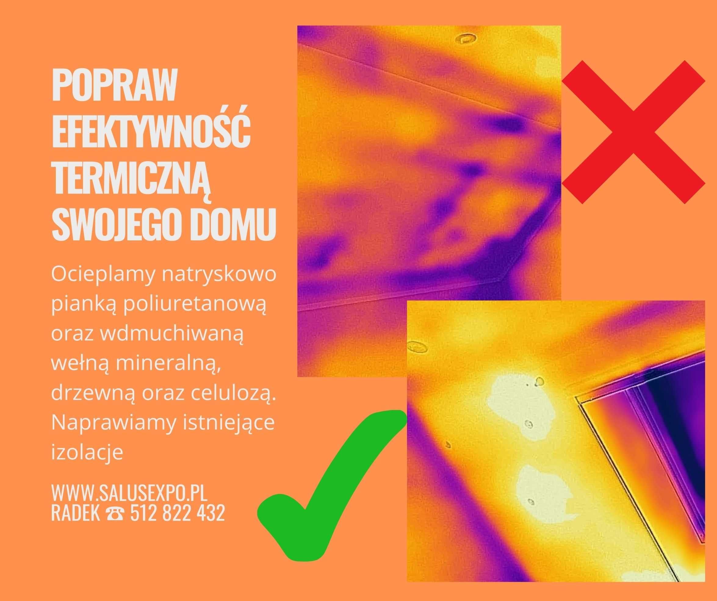 Termoizolacje wełną , celulozą, Naprawa ocieplenia poddaszy