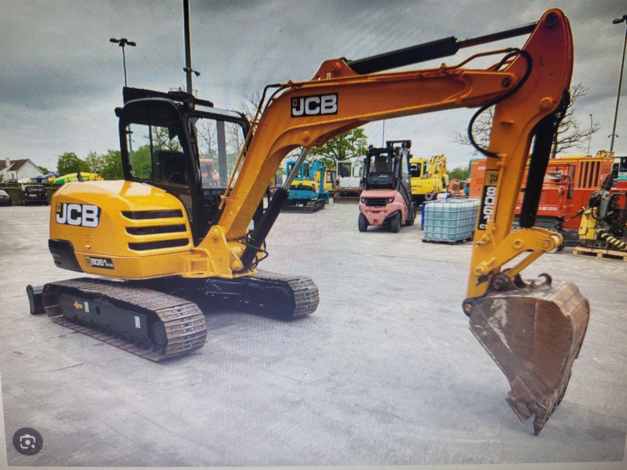 Koparka gąsienicowa JCB 8061 6 t cat wacker bobcat komatsu