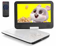 Przenośny Odtwarzacz DVD Yoton 10 1 Ekran LCD USB SD Obrotowy Biały