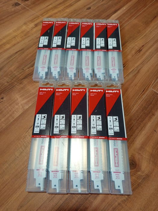 HILTI !!! Brzeszczoty do stali nierdzewnej