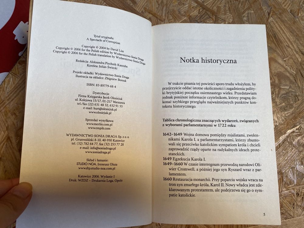 Książka Spektakl Korupcji
