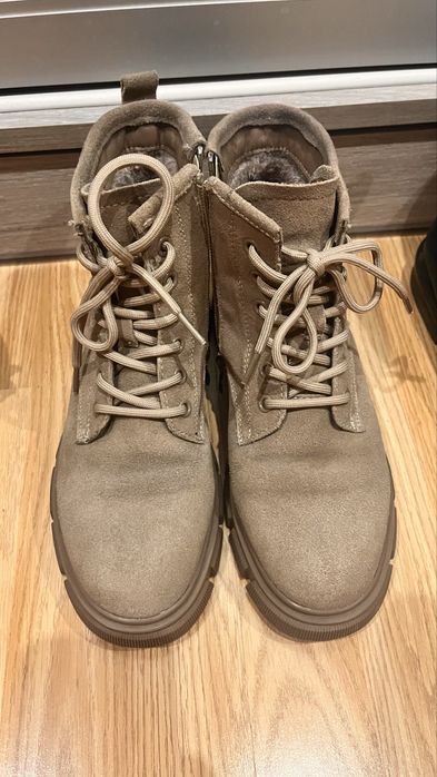 Чобітки зимові замшеві
