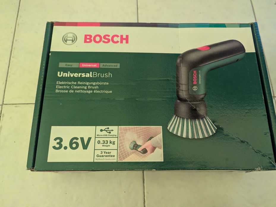 Escova de limpeza elétrica sem fios 3.6 V Bosch