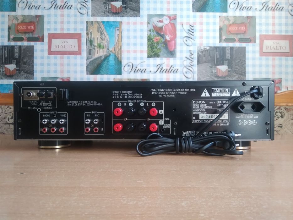 Стильный и компактный Denon DRA-345R,2×70 Вт,АССОРТИМЕНТ,гарантия!