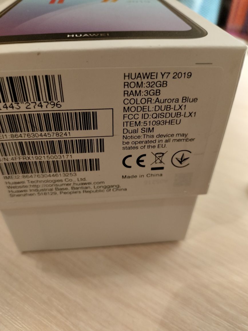 Продам Huawei Y7 2019