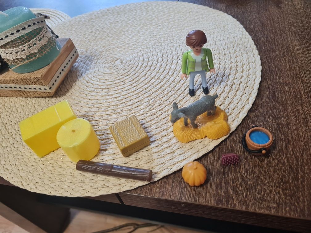 Playmobil wieś zestaw z osiołkiem