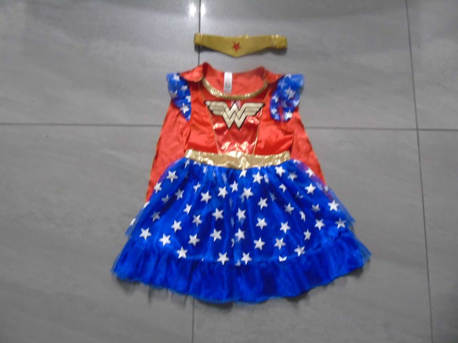 Strój sukienka Wonder Woman 5-6 lat
