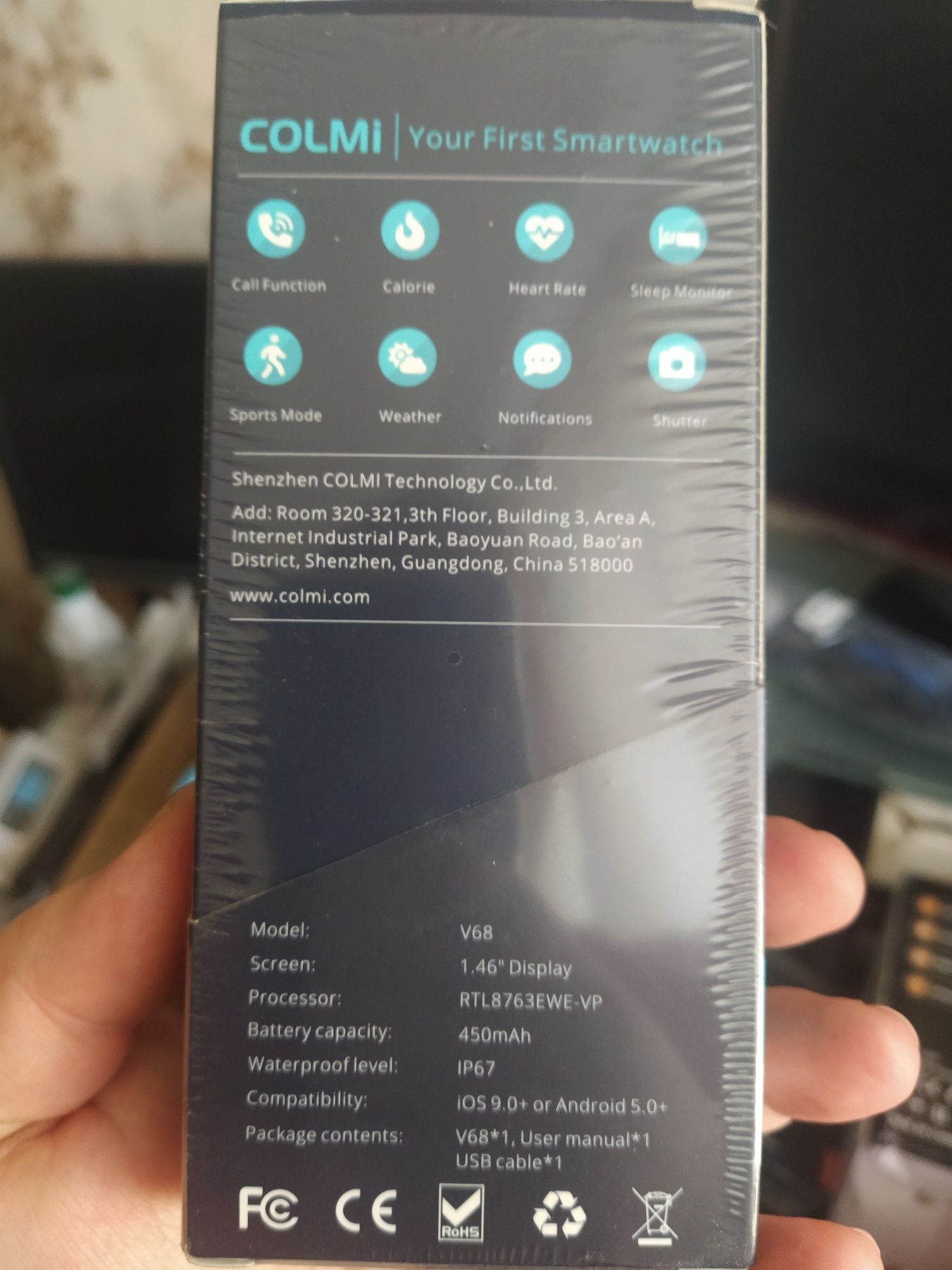 Смарт часы colmi v68