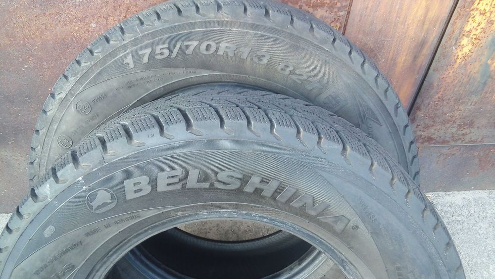 Продам б/у зимнюю резину 175*70 R13 2шт