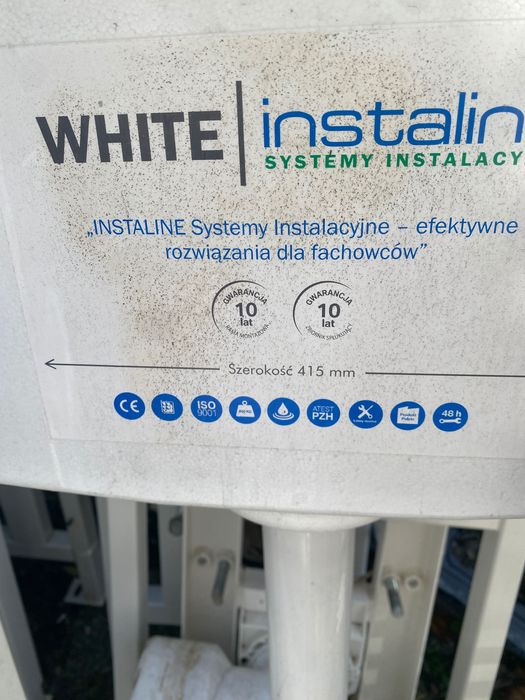 Podtynkowy stelaż do wc white instaline