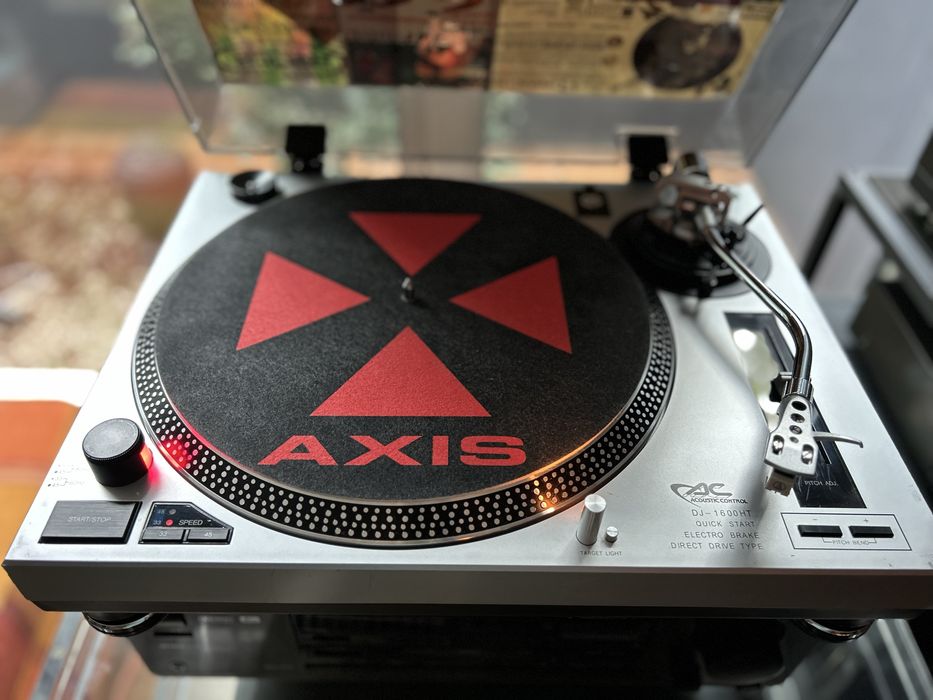 Gira discos DJ direct drive Acoustic Control DJ-1600MTY c agulha nova