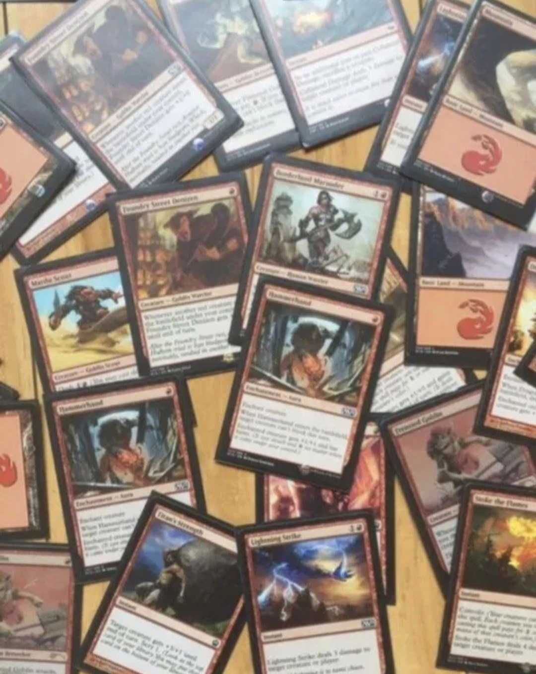 Stare karty Magic the Gathering 62 sztuki folia instrukcje do kart