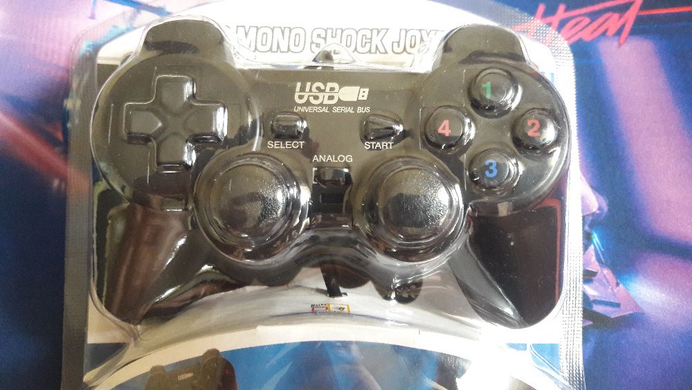 USB джойстик для ПК PC Game. Pad Dual. Shock вибро DJ - 208