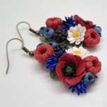Kolczyki z modeliny handmade