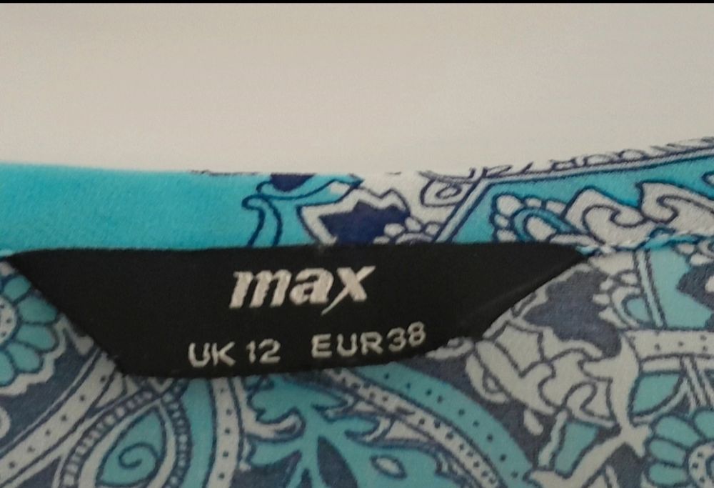 Max niebieska zwiewna bluzka koszula na wiosnę 38 M next h&m c&a