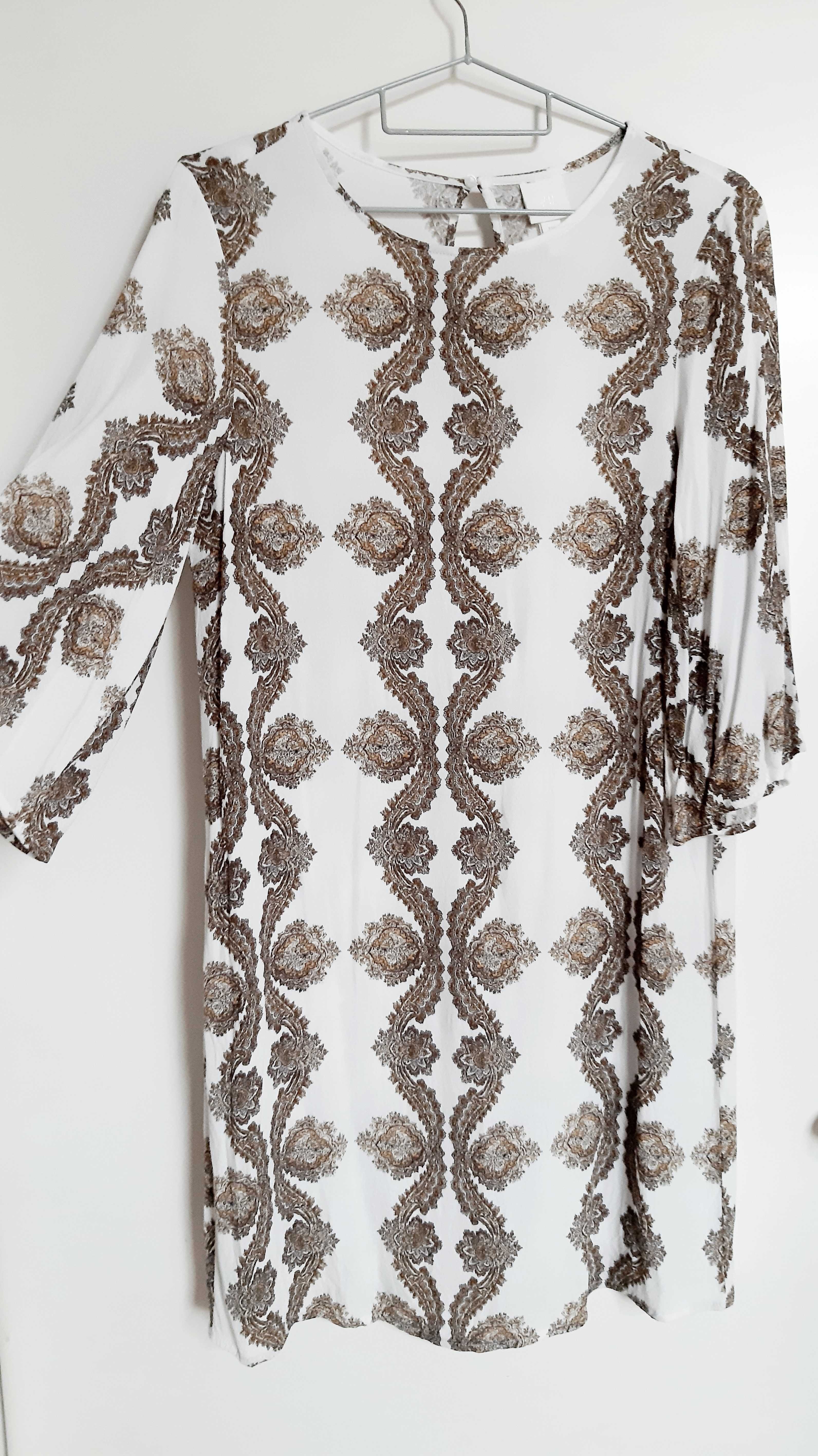 Sukienka H&M, Tunika w orientalnym stylu, r. 34