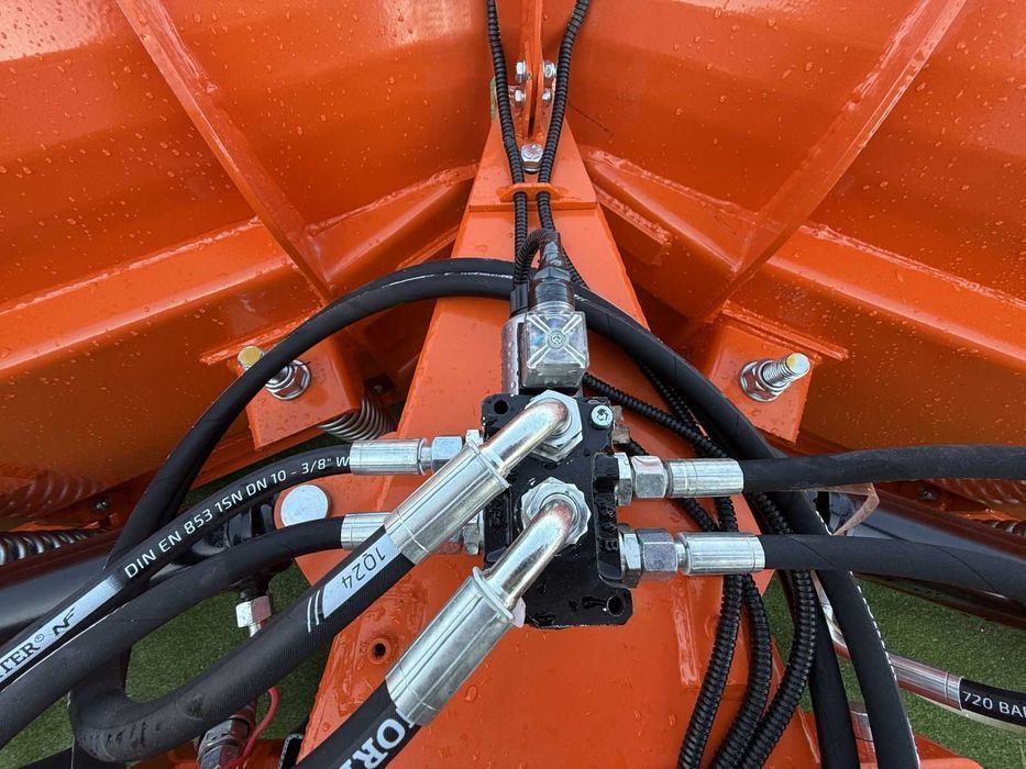 Składany Pług Do Śniegu Komunalny Ciężki Mocowanie 2w1 lub ładowarka