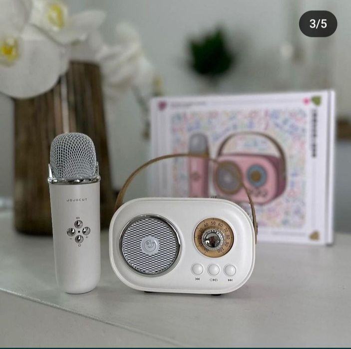 Караоке - мини, портативная колонка с
микрофоном