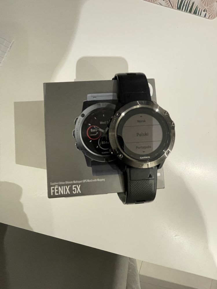 Zegarek Garmin Fenix 5X pro Shappire