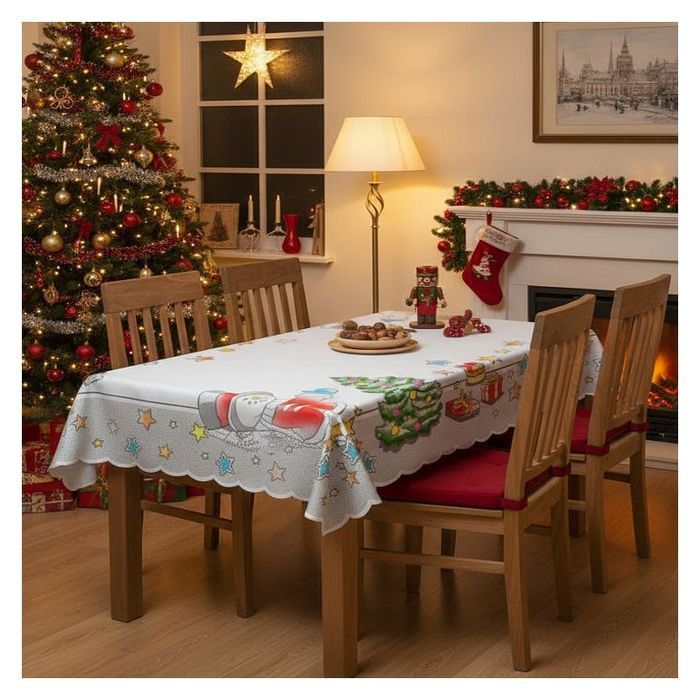 Obrus Navidad 150 x 300 DomoweTekstylia | WN831N 300 | Boże Narodzenie
