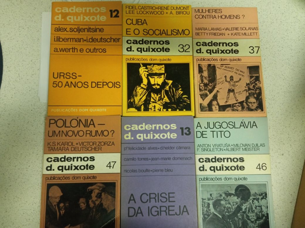 Cadernos D. Quixote (6 exemplares)