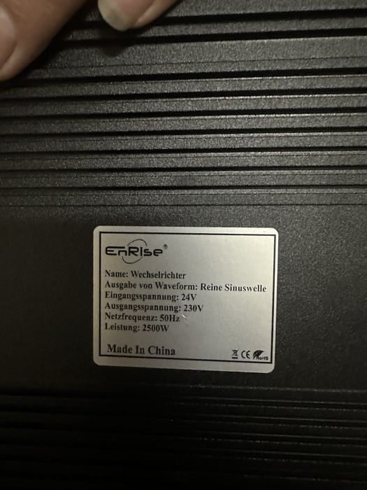 Інвертор(перетворювач) 2500w 24v