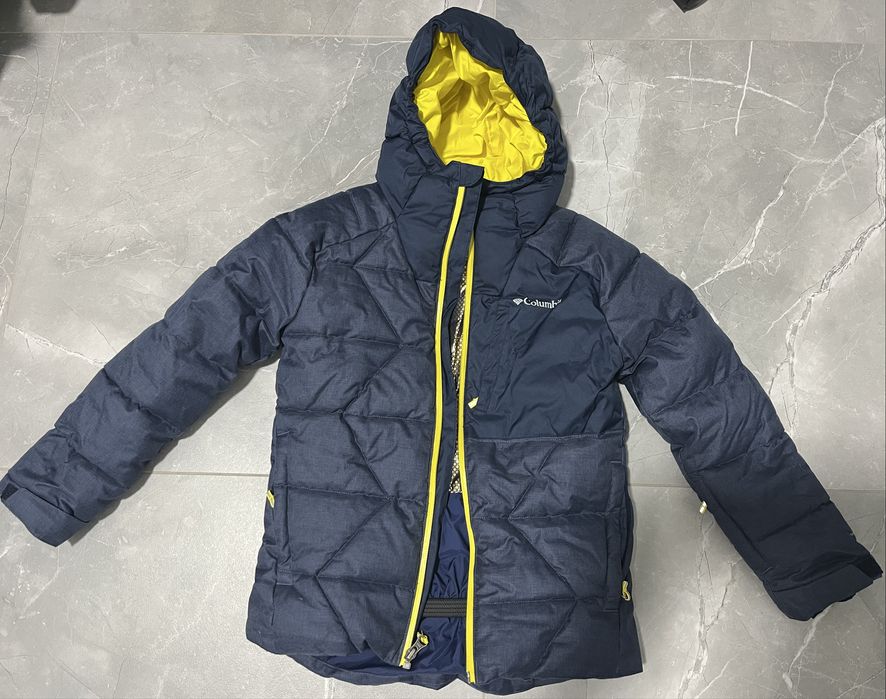 Дитячий пуховик зимова дитяча куртка  Columbia Omni heat
