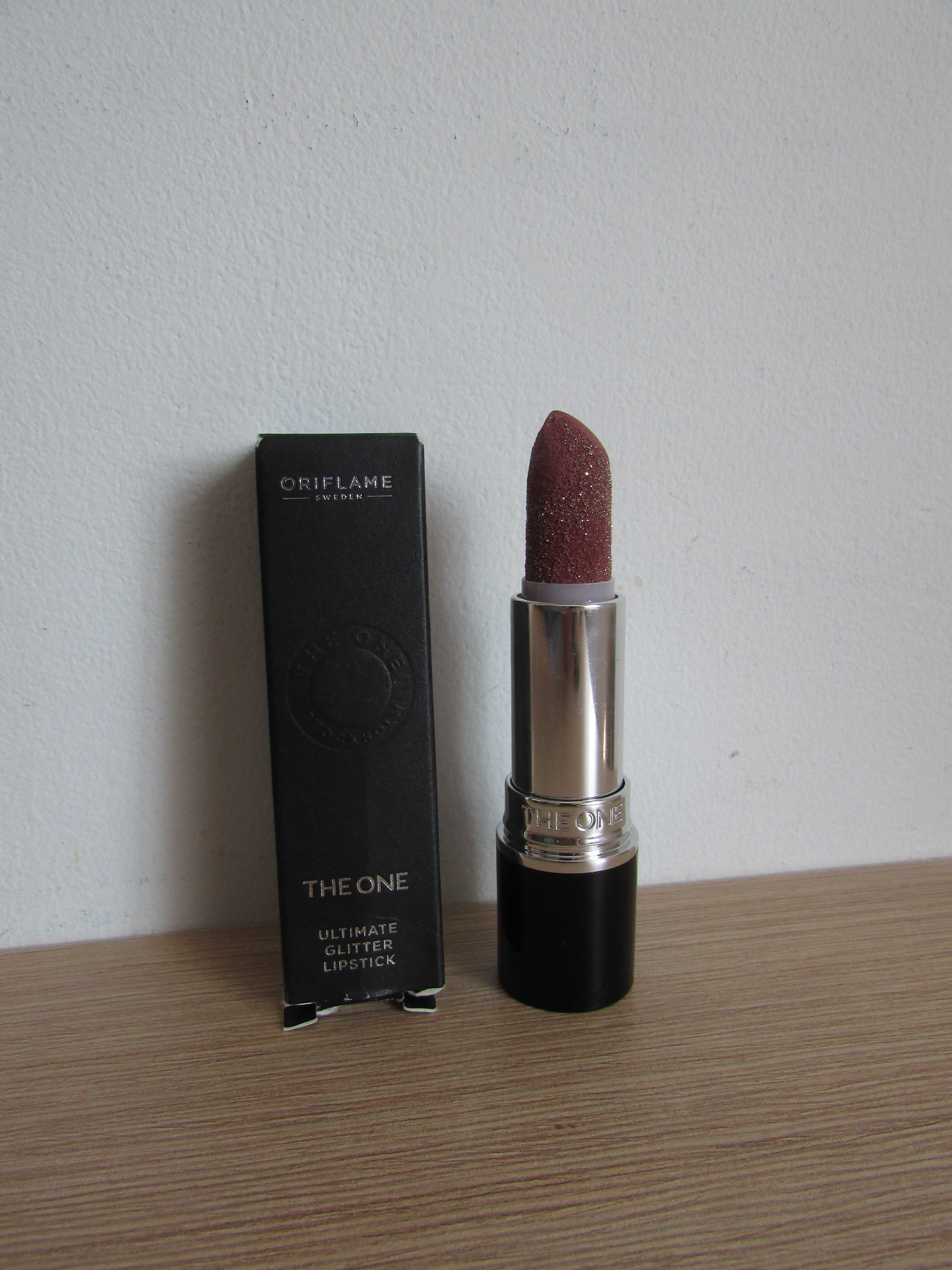 szminka pomadka do ust Oriflame The One Ultimate Glitter Unique Nude