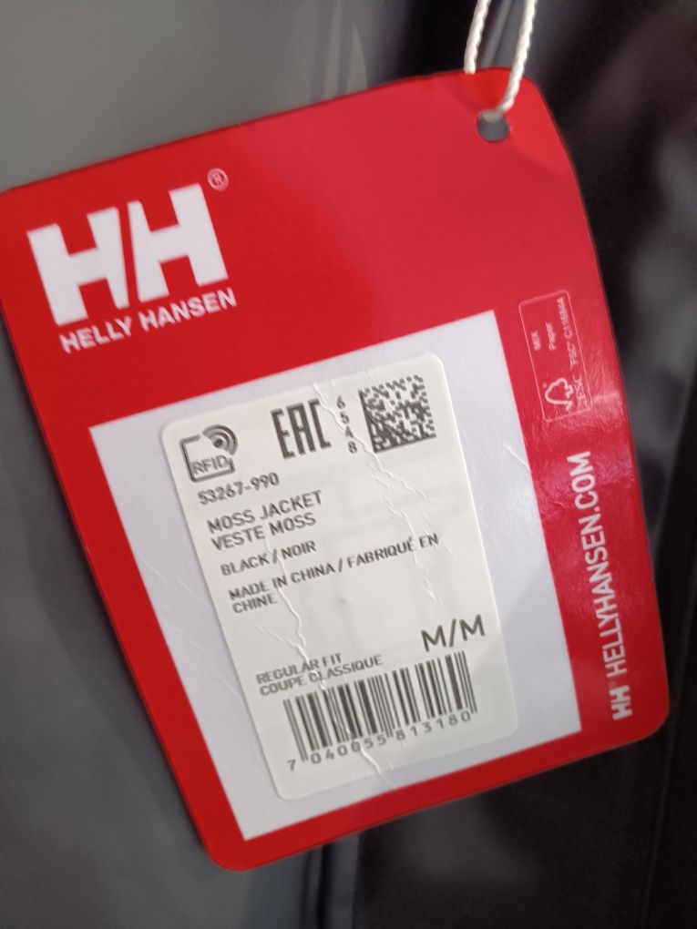 Kurtka przeciwdeszczowa damska Helly Hansen Moss black rozmiar M