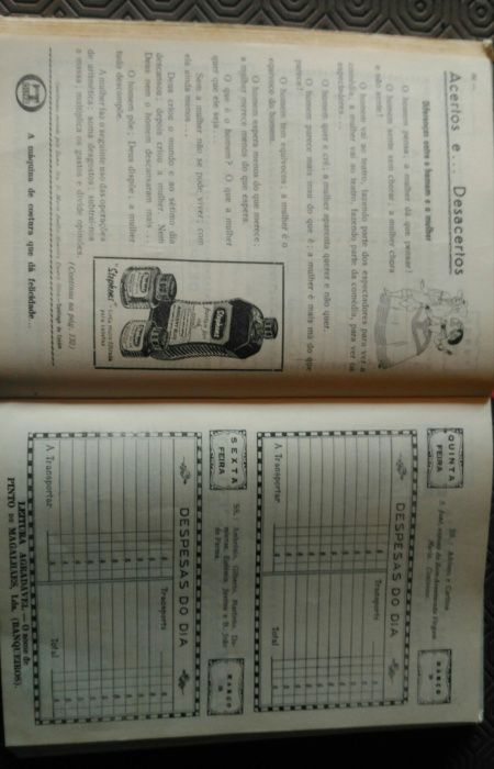 Agenda Doméstica 1959