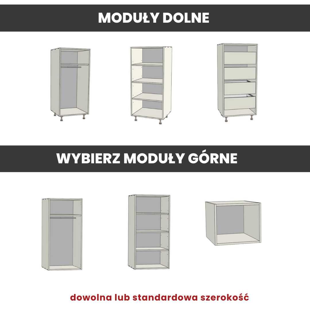 Szafa modułowa na wymiar