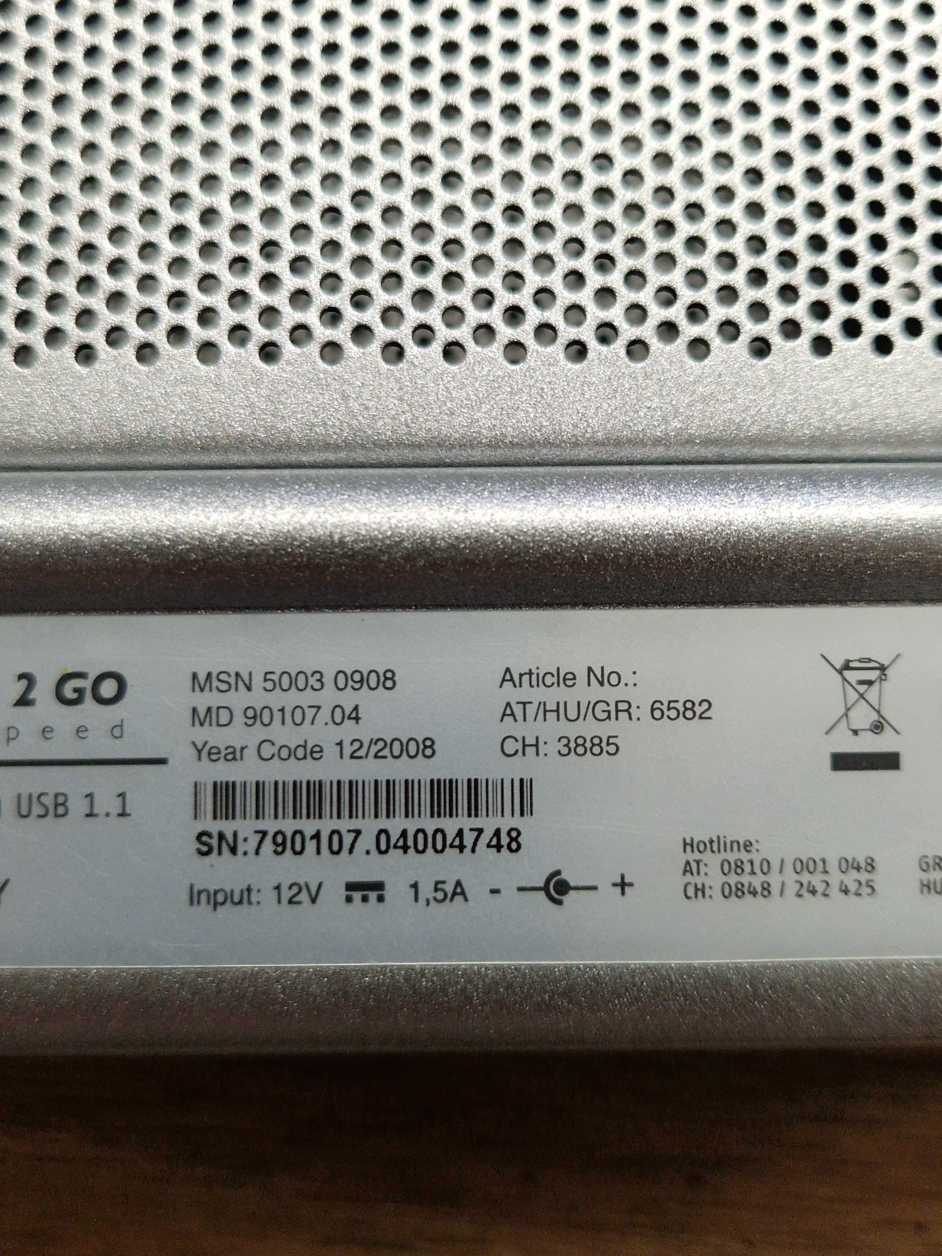 Obudowa dysku HDD Medion HDDrive 2 GO
