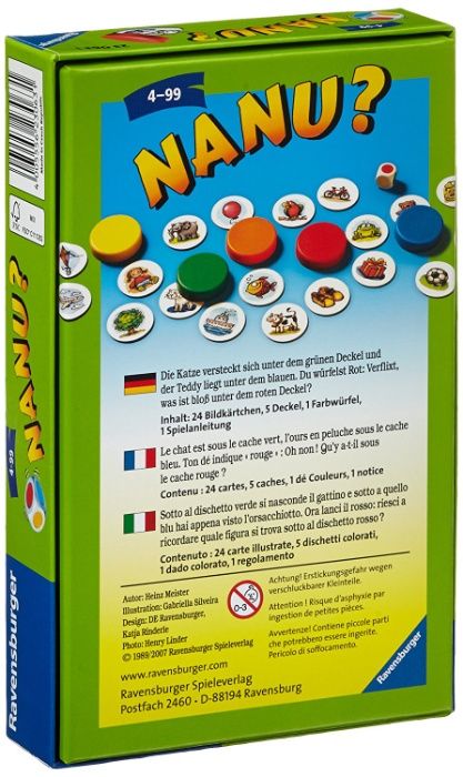 Игра Nanu, Нану, ну и что же Ravensburger 23063