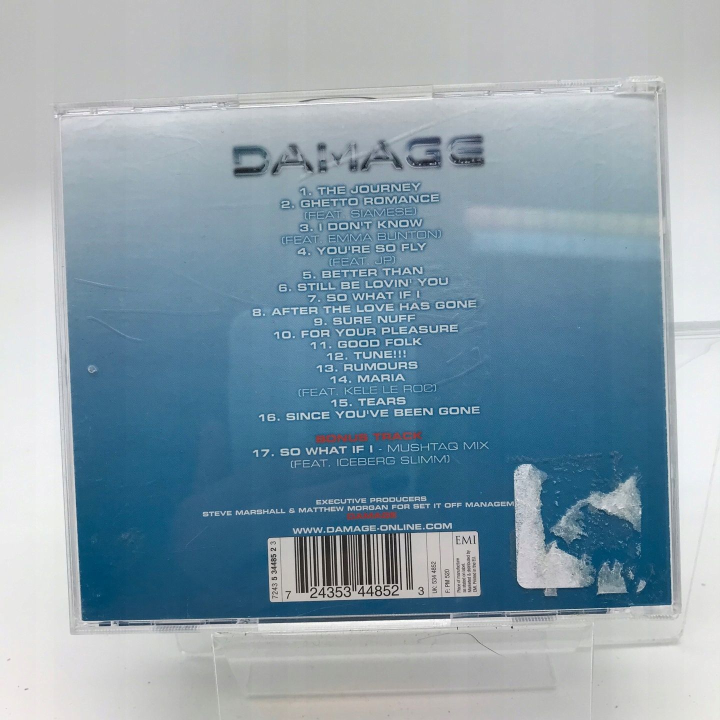 Cd - Damage - Since You've Been Gone Soul Funk 2000